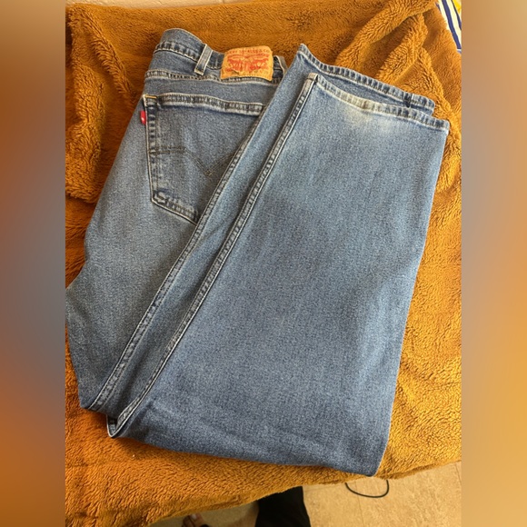 Levi's 505 Men Jeans 40X29 Denim Straight Leg‎ Regular Fit Medium Wash Mid Rise - Picture 5 of 16